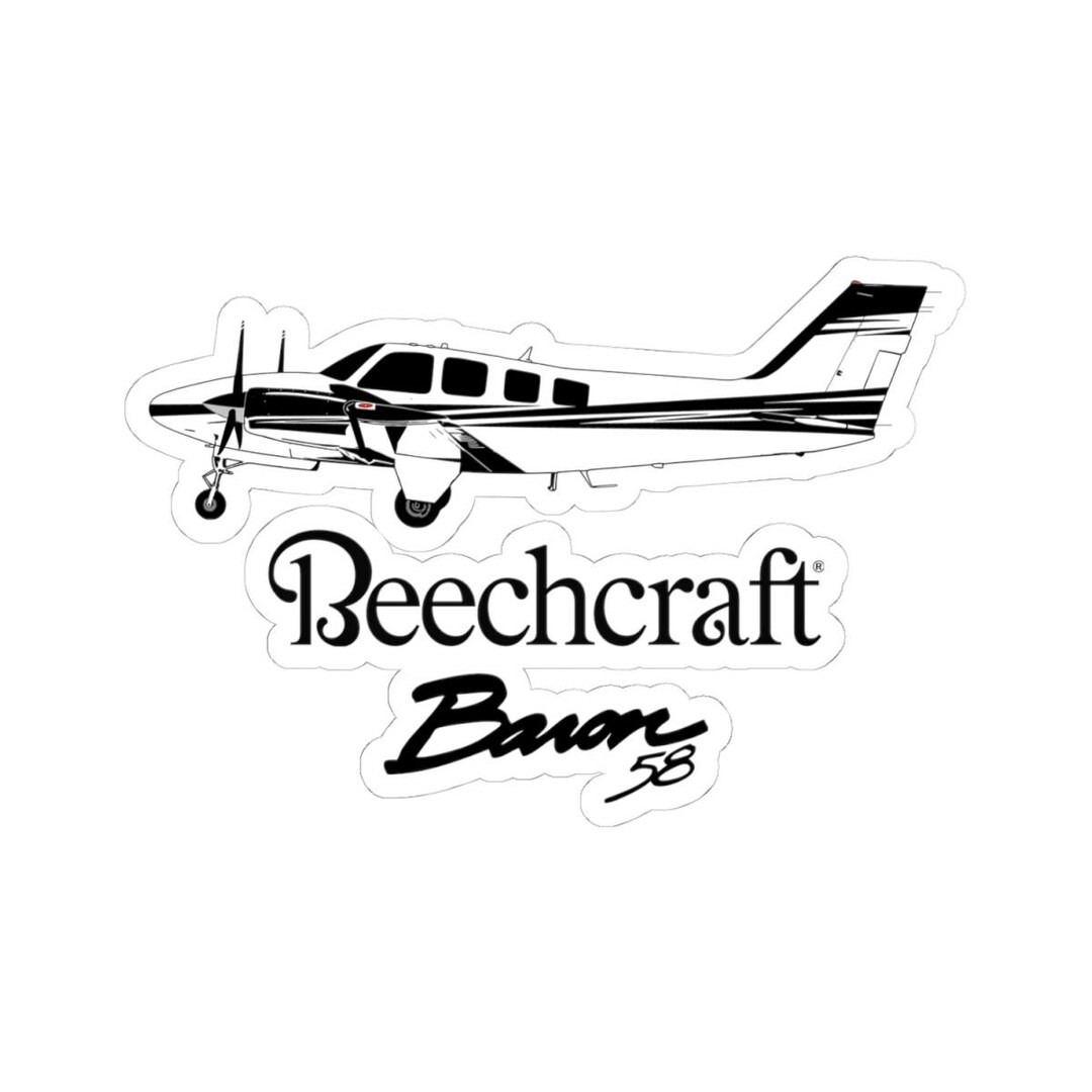 Beechcraft Baron 58 Sticker | Aviation Pilot Gift - Etsy