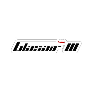 GLASSAIR III Sticker | High Quality Sticker | Airplane Sticker | Aviation Sticker | Aviation Stuff | Pilot Gifts |