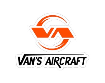 VANs A!rcraft Transparent Stickers | Die-Cut | High Quality Sticker | Airplane Sticker | Aviation Sticker | Aviation Stuff | Pilot Gifts