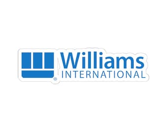 Naklejki Williams International, Naklejka na pilota | Naklejka na samolot | Naklejka na samochód | Prezenty dla pilota | Naklejka na butelkę wody | Naklejka