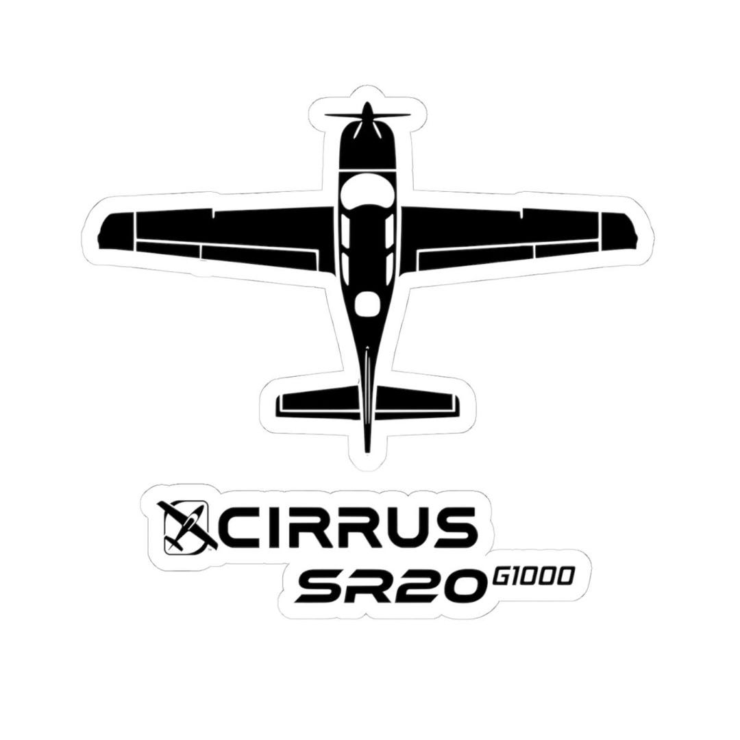 Cirrus SR20 G1000 I Sticker, Aviations Sticker, Decal Sticker ...