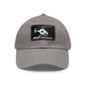 BELL Hel!copters Aviation Logo Hat Dad Hat with Leather Patch