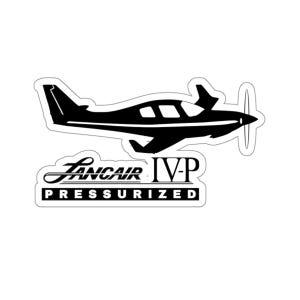 Black Edition LANCAIR 4P Sticker | High Quality Sticker | Airplane Sticker | Aviation Sticker | Aviation Stuff | Pilot Gifts |