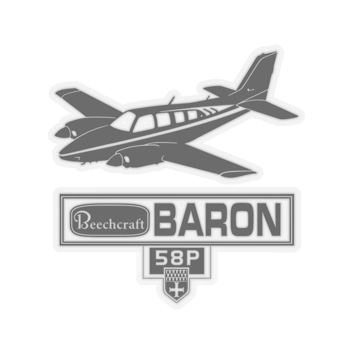 Baron 58 Sticker | High Quality Sticker | Airplane Sticker | Aviation ...