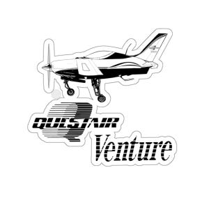 Questair Venturer Sticker | High Quality Sticker | Airplane Sticker | Aviation Sticker | Aviation Stuff | Pilot Gifts | sticker decor |