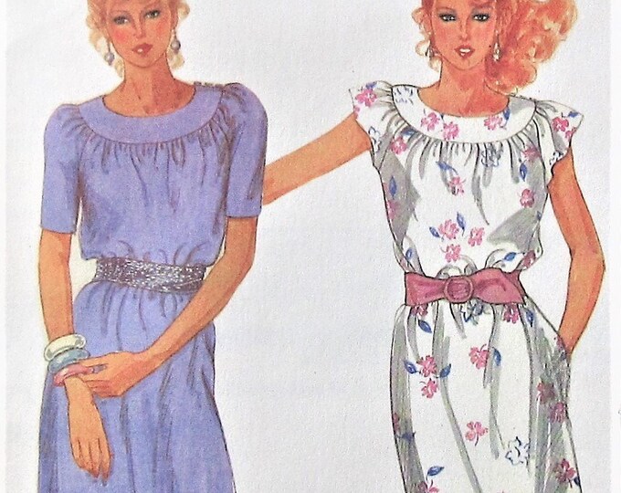 Vintage Dress Sewing Pattern UNCUT Mccalls 7081 Sizes 10-12 - Etsy