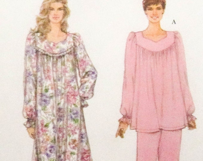 Simplicity Pattern 9325 Simplicity Sewing Pattern UNCUT 9325 Size 6-24 Nightgown Pajamas - Etsy