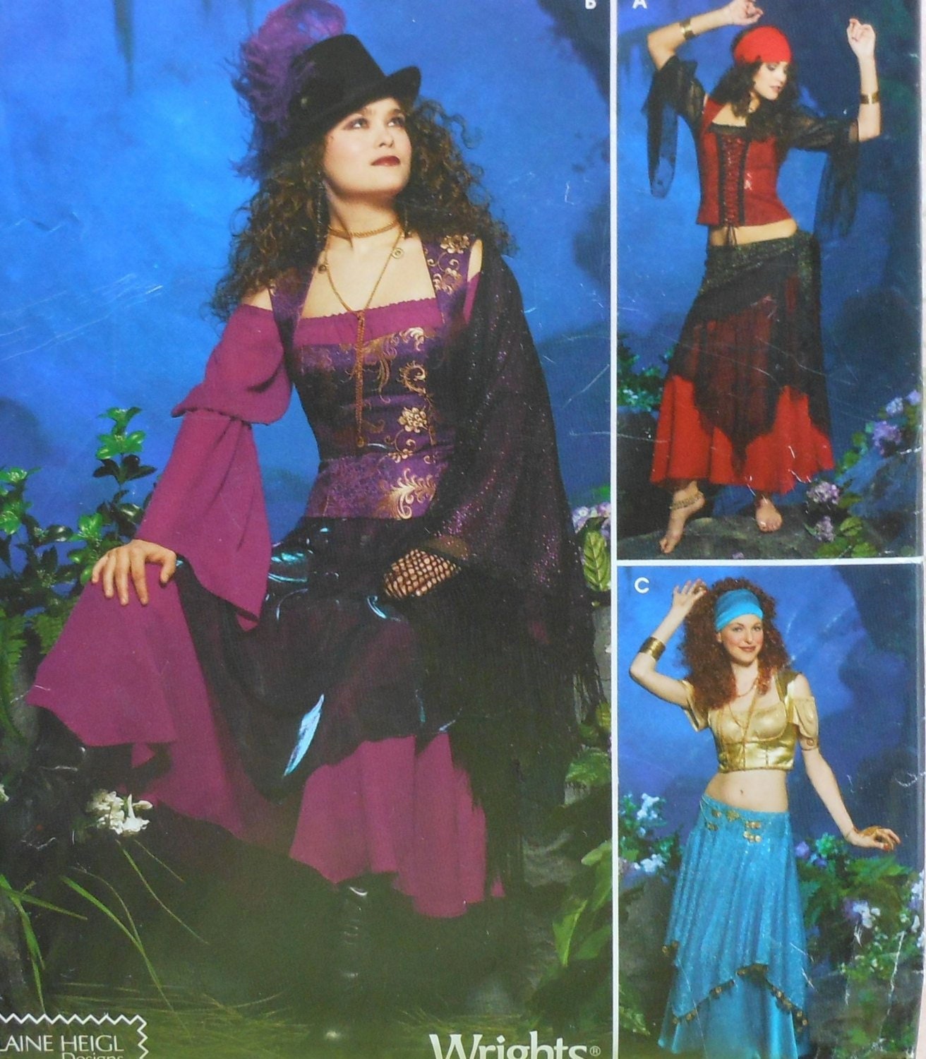 Gypsy Costume Sewing Pattern UNCUT Simplicity 0583 Sizes 612 Etsy