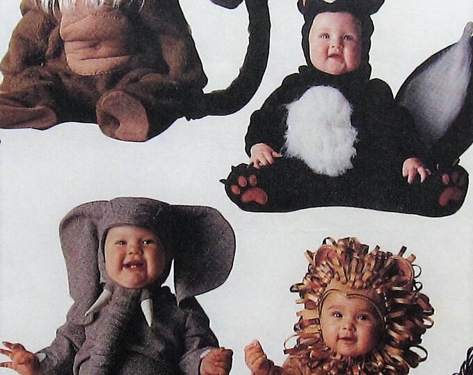 Animal Costume Sewing Pattern UNCUT Mccalls 7169 Baby Toddler Etsy