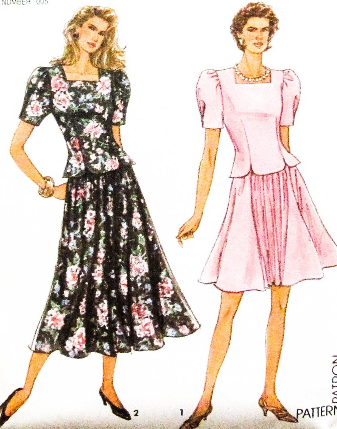 Simplicity Sewing Pattern UNCUT 8238 Size 8-18 Top Skirt - Etsy