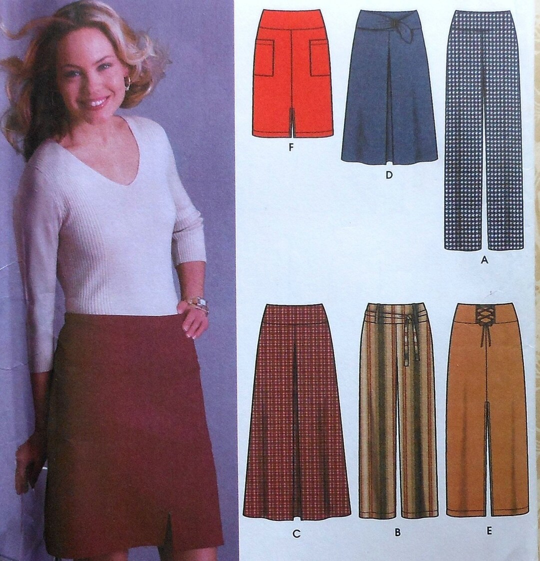 Pants and Skirt Sewing Pattern UNCUT Simplicity 5462 Sizes 4-10 - Etsy