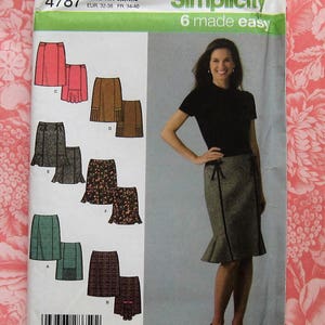Skirt Sewing Pattern UNCUT Simplicity 4787 Sizes 6-12 - Etsy