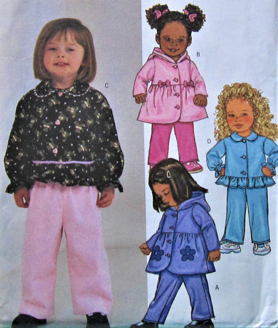 Jacket and Pants Sewing Pattern UNCUT Butterick 3953 Toddler - Etsy