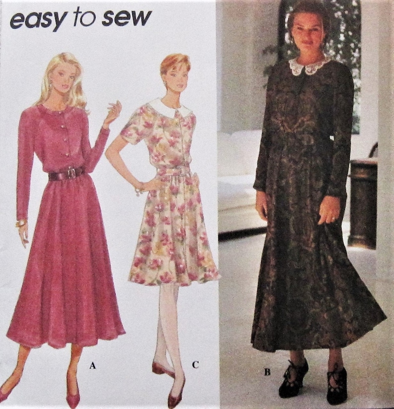 Dress Sewing Pattern UNCUT Simplicity 9258 Sizes 12-18 - Etsy