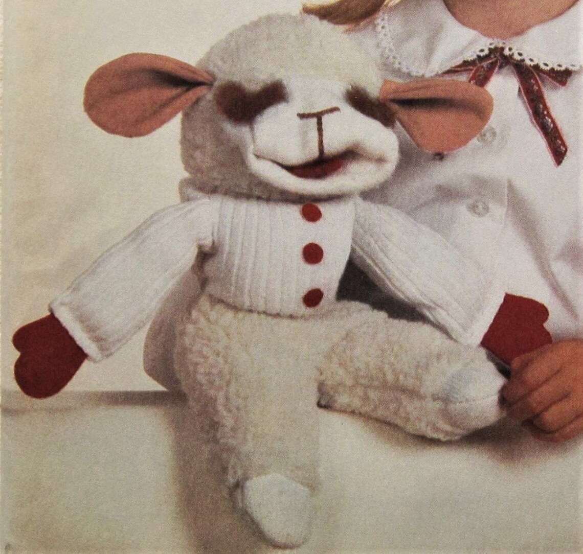 Vintage Lambchop Puppet Sewing Pattern UNCUT Simplicity 7989 Etsy