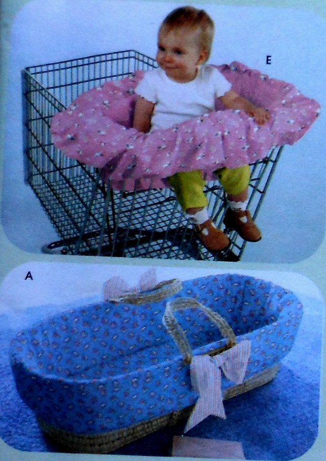 Baby Accessories Sewing Pattern Uncut Simplicity 4636 Cart Image 0