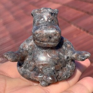 3.9 &quot;Natural Yooperlit Stein Kuhschädel, Kristall handgeschnitzte Kuh, Kristallschädel, Kristallgeschenk, Dekoration Geschenke, Kristallheilung/Stk