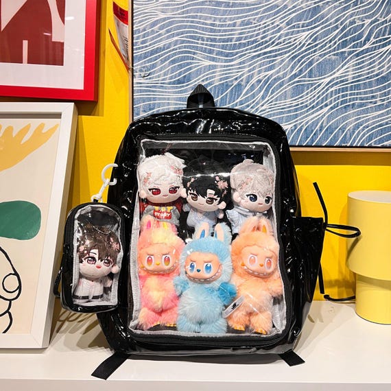 Anime Cosplay Ita Backpack: Clear Window Pin Display Bag  display picture 3