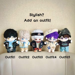 Muñecos de peluche de Love and Deepspace: Caleb, Sylus, Xavier, Zayne, Rafayel (7,8'') imagen 5