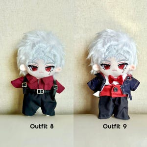 Muñecos de peluche de Love and Deepspace: Caleb, Sylus, Xavier, Zayne, Rafayel (7,8'') imagen 8
