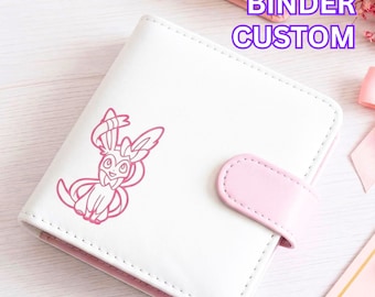 Custom Mini Pokémon Binder • Personalized TCG Card Album • Cute Card Holder • Aesthetic Mini Binder • Handmade Gift for Collectors