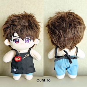 Muñecos de peluche de Love and Deepspace: Caleb, Sylus, Xavier, Zayne, Rafayel (7,8'') Outfit 16
