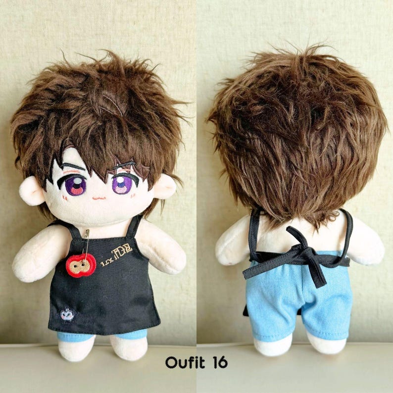 Muñecos de peluche de Love and Deepspace: Caleb, Sylus, Xavier, Zayne, Rafayel (7,8'') Outfit 16
