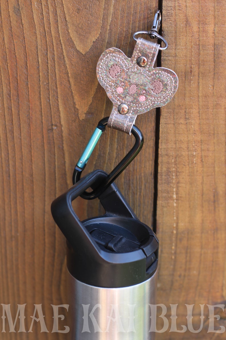 Beverage Keeper Dual Tab Carabiner Water Bottle Holder Etsy