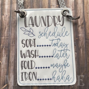 Laundry Room - Funny - Door Hanger - Banner