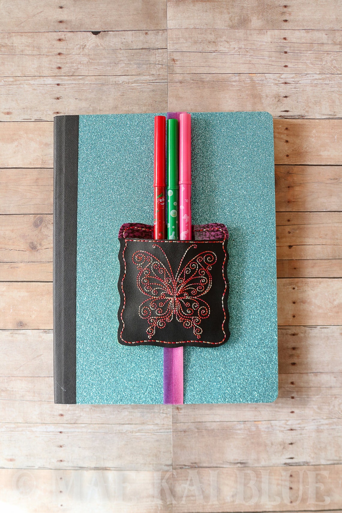 Butterfly Colorful Organizer Pocket Planner Band Etsy