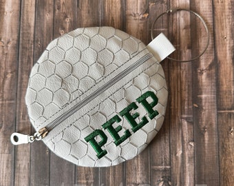 Golf Ball Sports lunch money - coin purse - notions - zipper bag - personalized