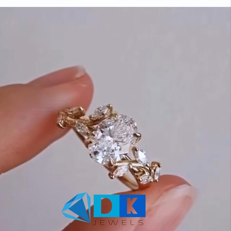 ZOCAI Anillo De Boda Con Diamant De Corte Redondo Para Mujer, Sortija
