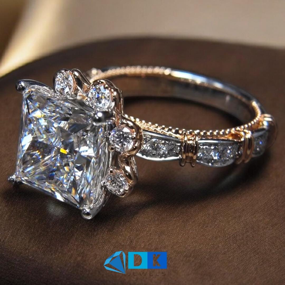 1/2 Ct. T.w Round Cut Lab Created Moissanite Diamond Full Eternity