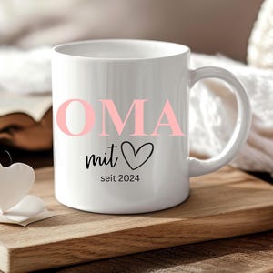Ceramic Mug Grandma with Heart Gift Personalized 11OZ Mother&#39;s Day