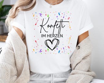 Bestseller Women's Men's Unisex T-Shirt Confetti in the Heart Gift Sayings for Girlfriend Favorite Person For Her For Him Colleague