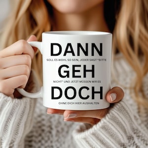 Ceramic mug funny sayings colleague farewell gift 11OZ for her for him job change work office then go