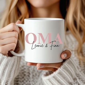 Ceramic Mug Grandma Grandchild Gift Personalized 11OZ Mother&#39;s Day