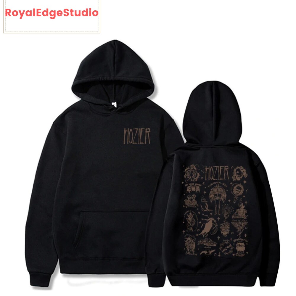 Music Hoodie - Streetwear Hoodie - Hozier Hoodie - Pullover Hoodie - Merch Hoodie - Hozier Tops - Unisex Hoodie