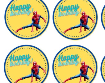 Spiderman Birthday DIY digital party decorations