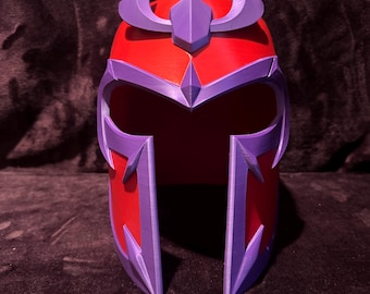 3D Printed Magneto Helmet: X-Men Villain Cosplay Prop