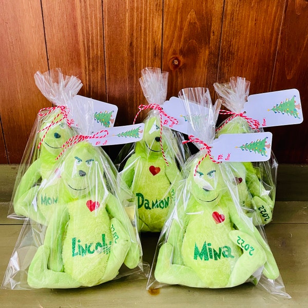 Personalized Grinch Plush