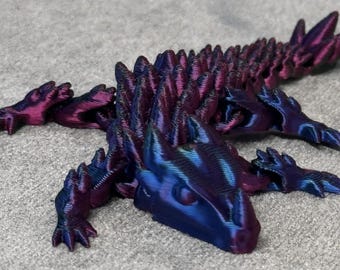 4-Inch Wyvern Dragon Articulated – Fun 3D Printed Fidget Toy