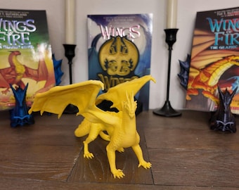 Wings of Fire inspired SandWing Dragon - Sunny 3D printed dragon