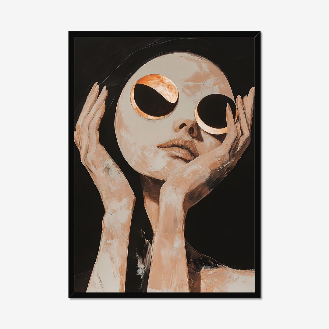 Modern Feminine Art, Woman Printable, Minimalist Wall Print for Home ...