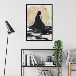Abstract Wall Art, Surreal Portrait Printable Wall Art – Modern Wall Decor, Contemporary Wall Decor for Home & Office