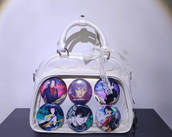 Handmade Waterproof Ita Bag, Crossbody Pin Display Purse