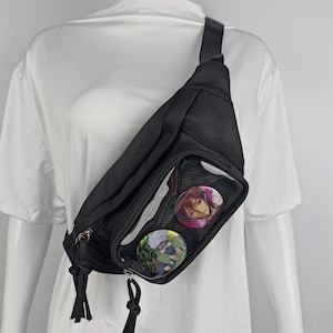 Doll Badge Display Ita Bag, Handmade Crossbody Bag, Crossbody Ita Bag, Streetwear, Ita Crossbody Bag, Pin Display Bag, Personalized Gifts