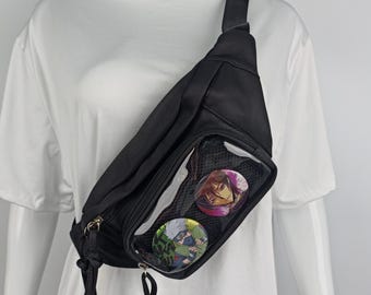Bolso Ita hecho a mano, bandolera, expositor de insignias, ropa de calle