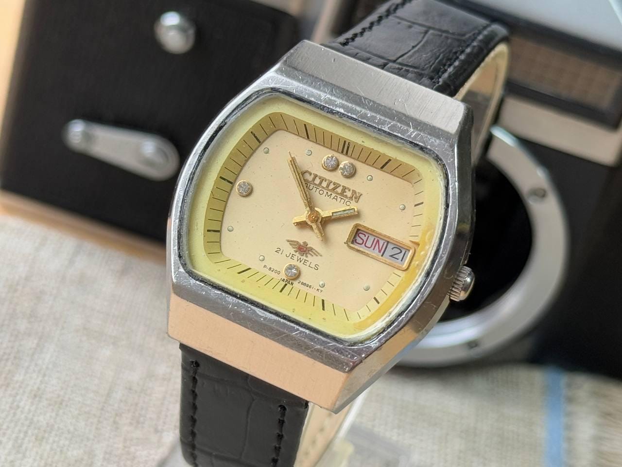 Watch CITIZEN Japanese Mechanical Vintage Mens . Automatique