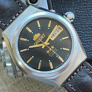 Uhr Orient Vintage mechanische Herrenuhr, Original aus Japan.